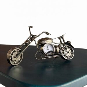 METAL BIKE WITH CLOCK