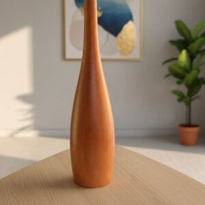 WOODEN VASE